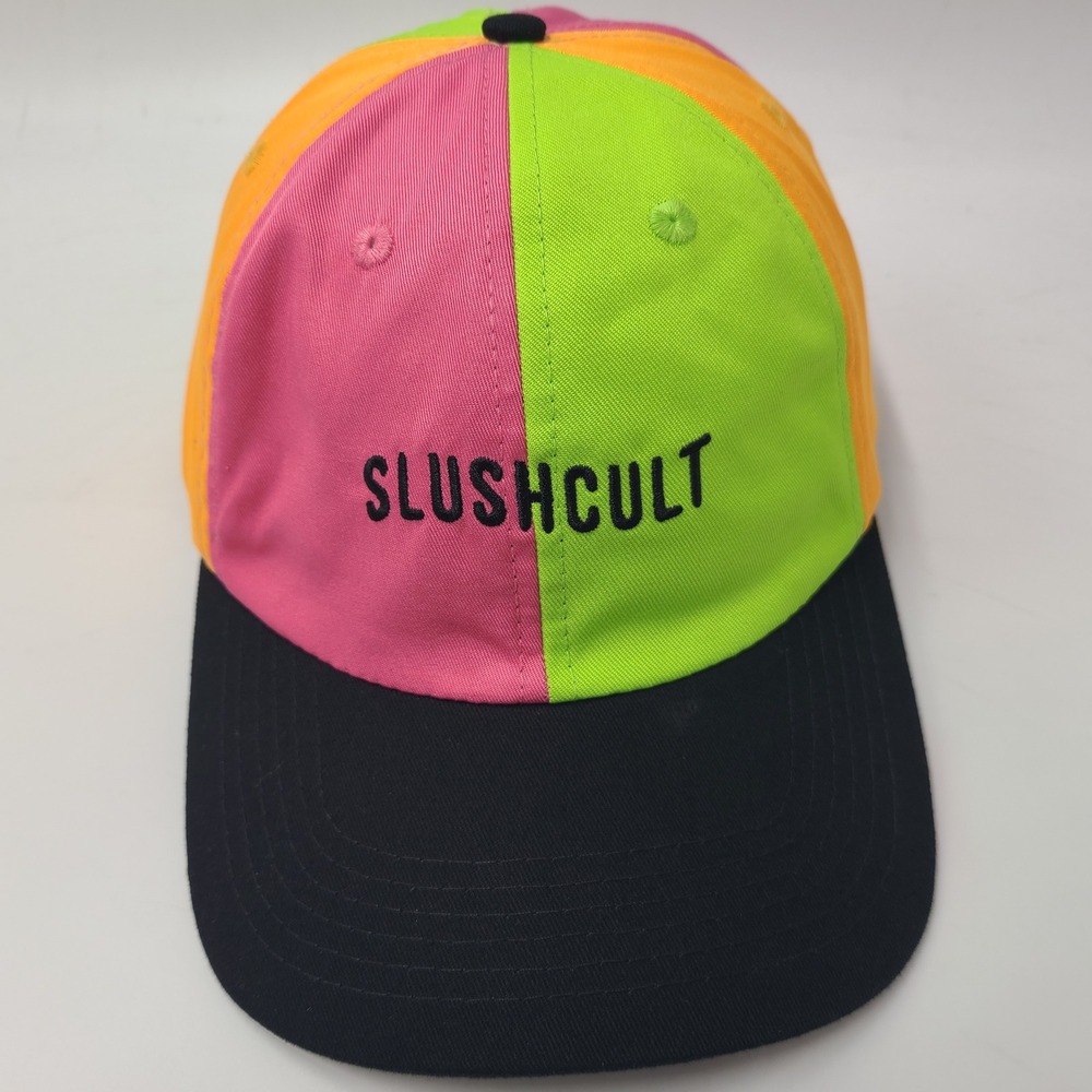 Slushcult Hat Strapback Pink Green Orange‎ Black Pinwheel Skate Streetwear Men